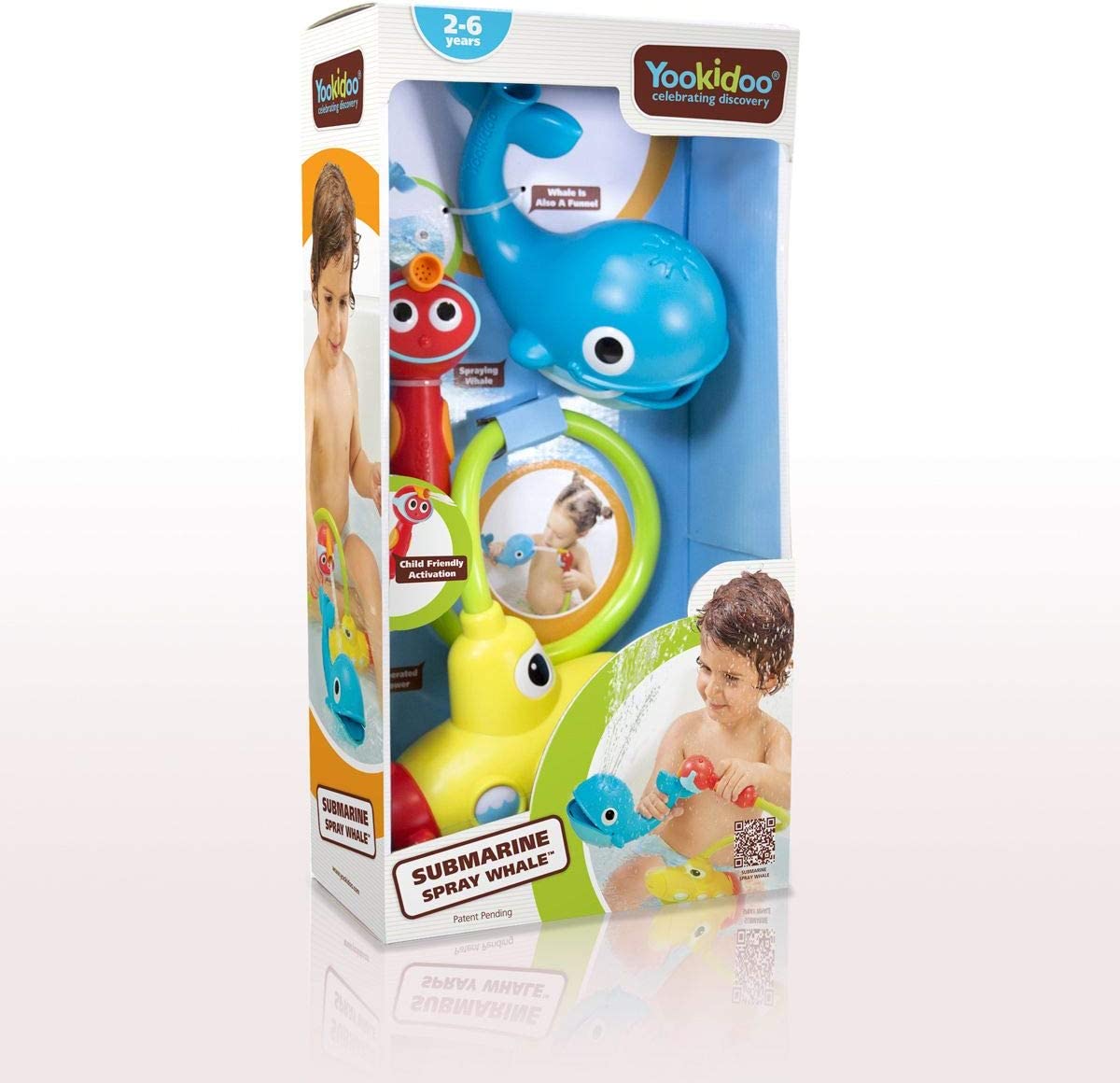 Yookidoo Submarine Spray Whale Yookidoo Yallatoys