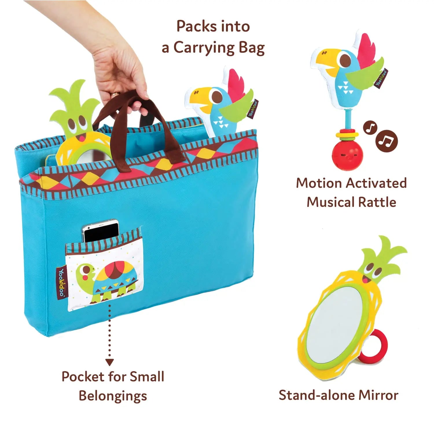 Yookidoo Fiesta Playmat To Bag Yookidoo Yallatoys