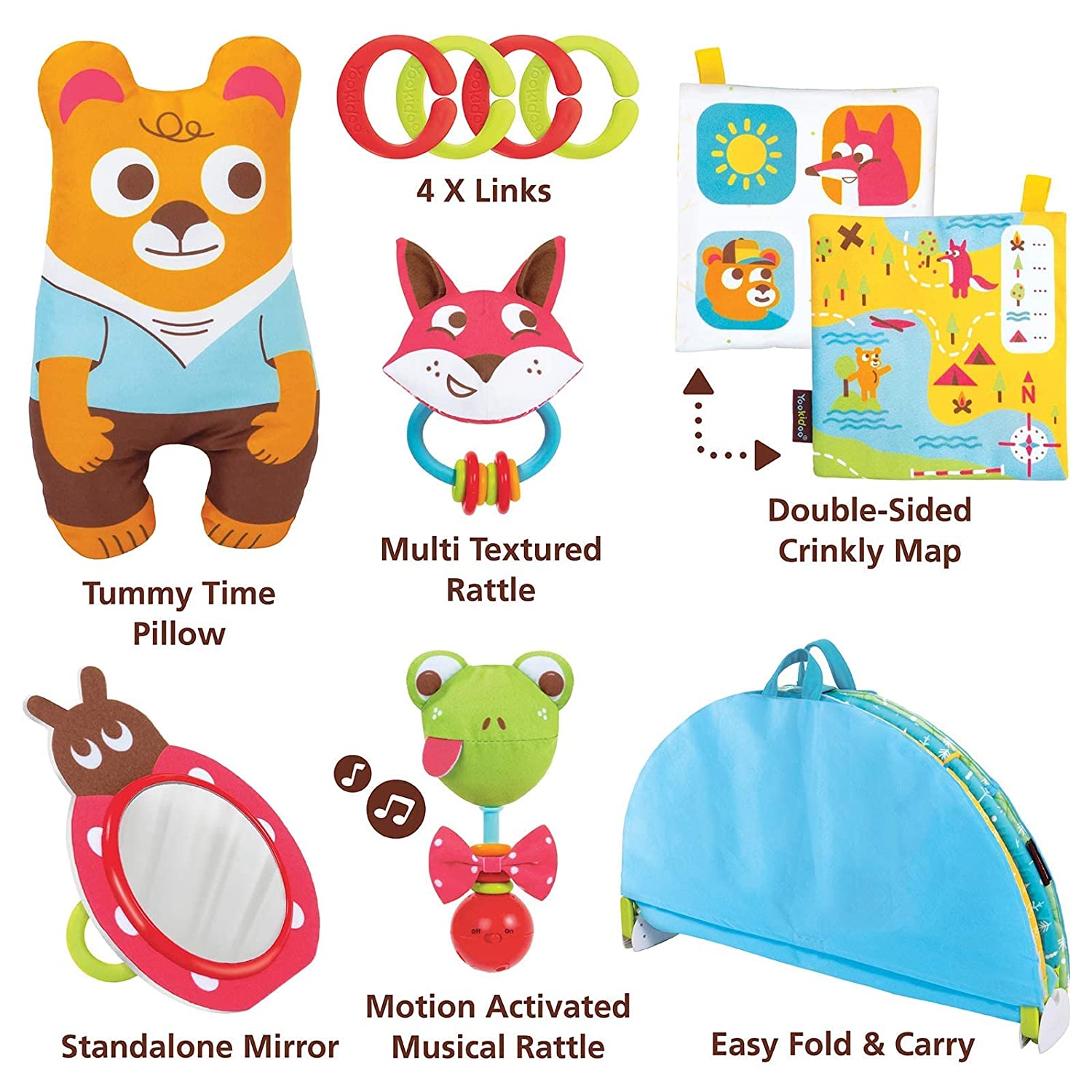 Yookidoo Play â€˜Nâ€™ Nap Gymotion Yookidoo Yallatoys