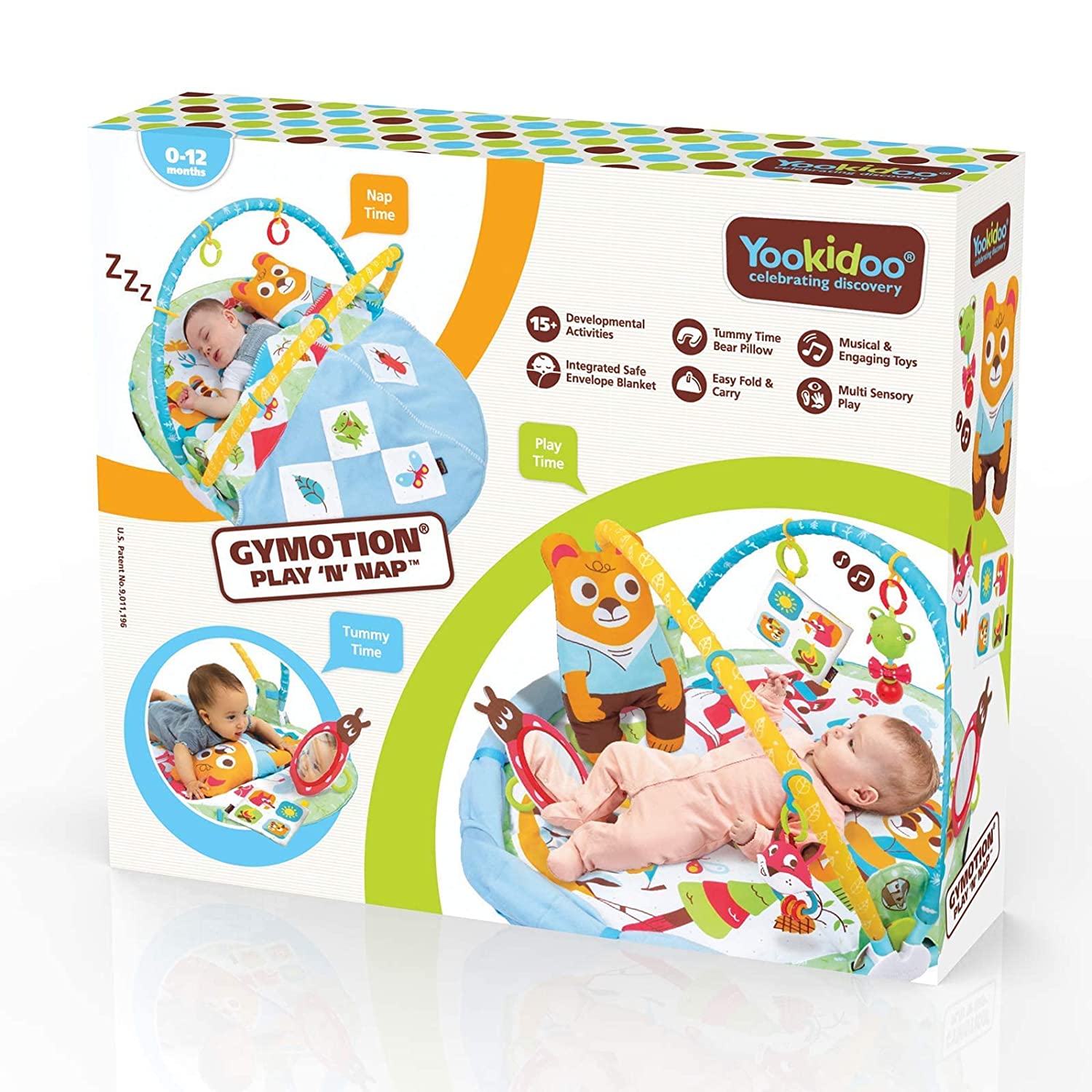 Yookidoo Play â€˜Nâ€™ Nap Gymotion Yookidoo Yallatoys