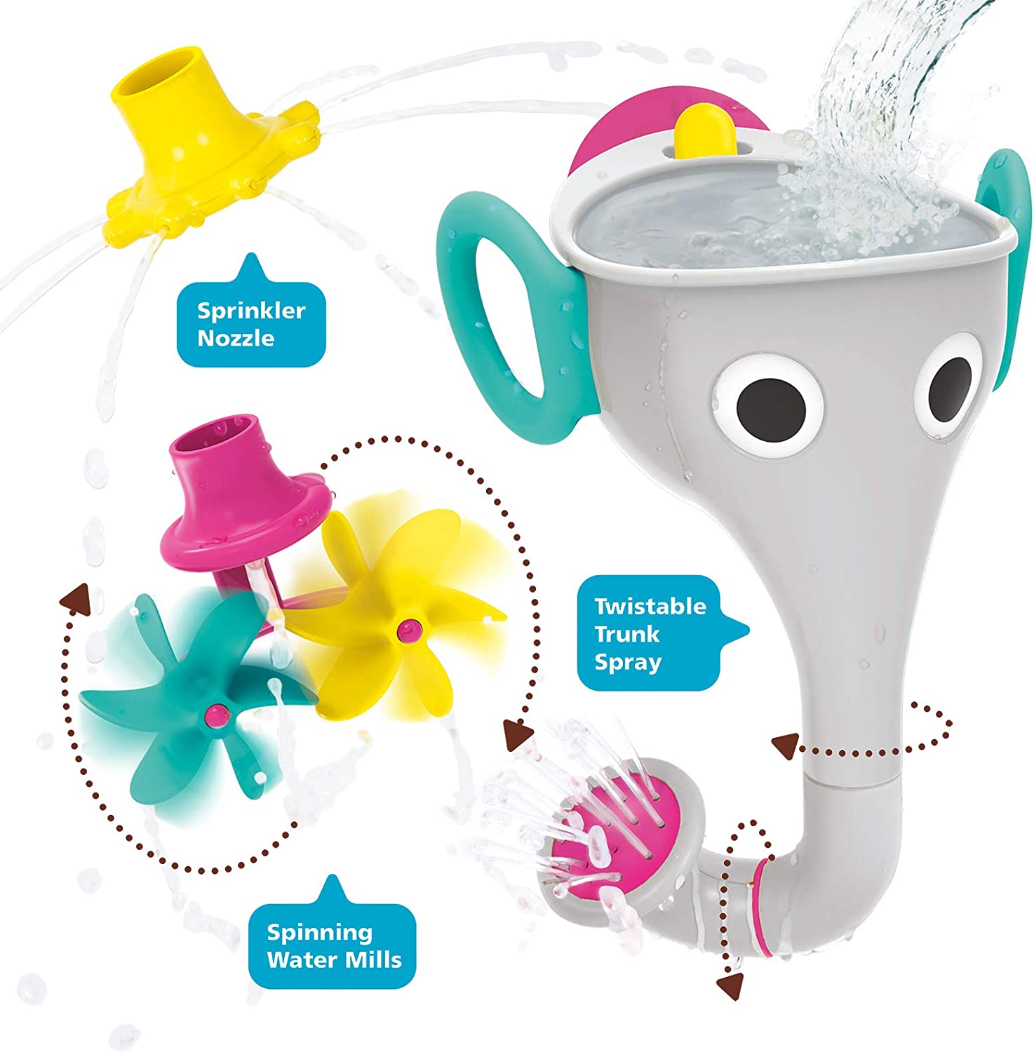 FunElefun Fill 'N' Sprinkle - Grey Yookidoo Yallatoys