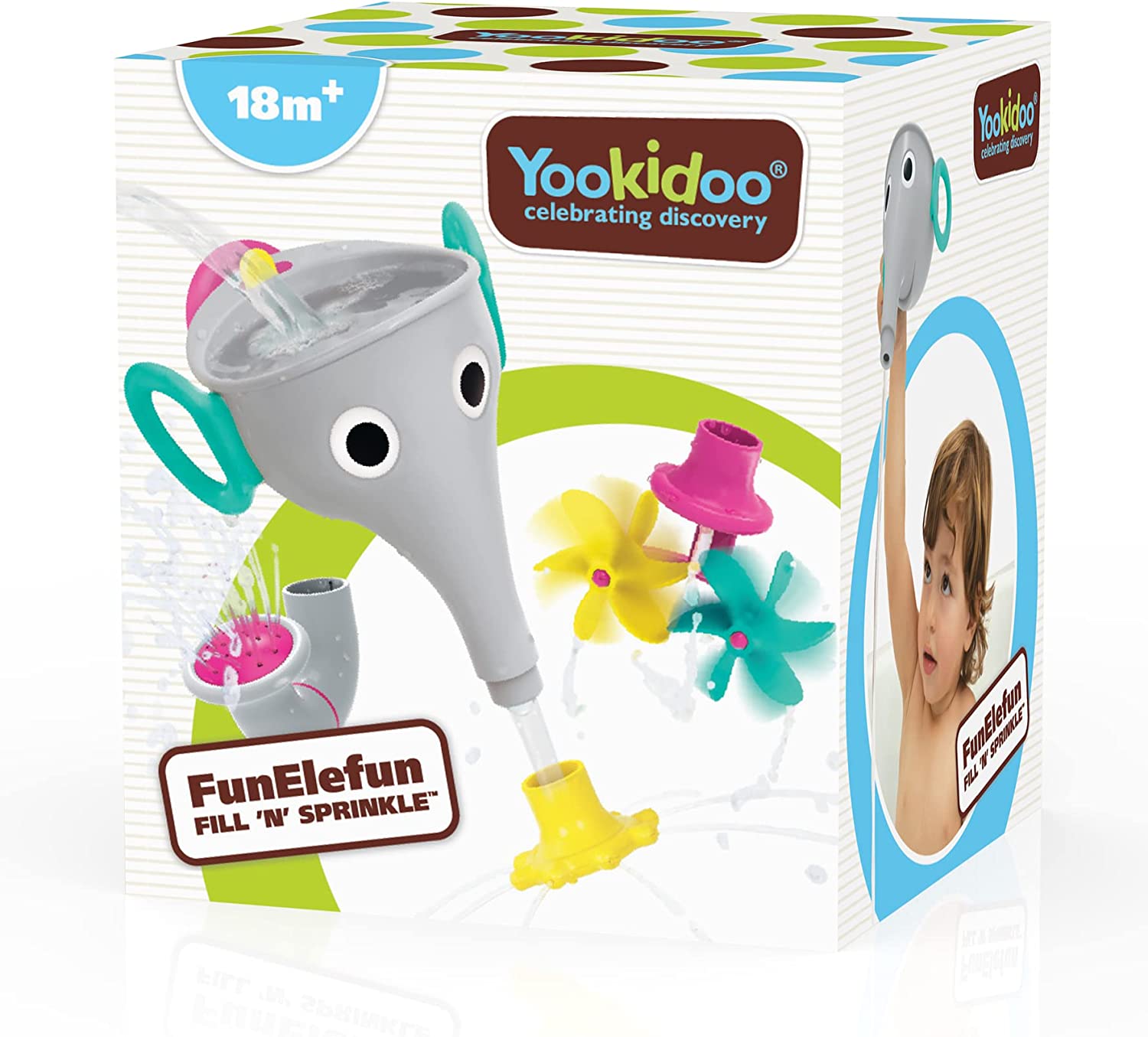 FunElefun Fill 'N' Sprinkle - Grey Yookidoo Yallatoys