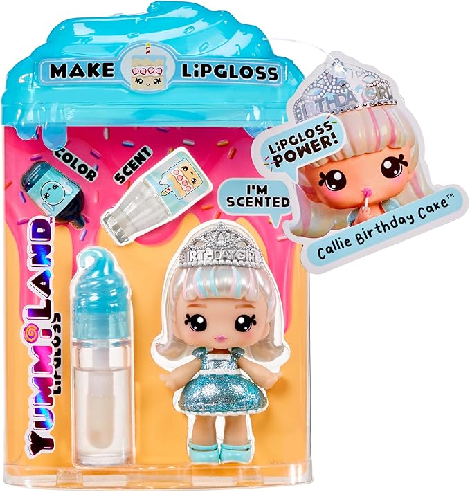 Buy Yummiland Lipgloss Doll Callie Birthday Cake | Yallatoys.com