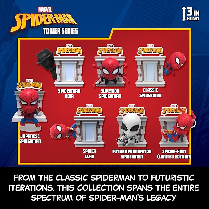 Buy Yume Spiderman Tower Series with Window Box (Sold Separately Subject To Availability) | Yallatoys.com