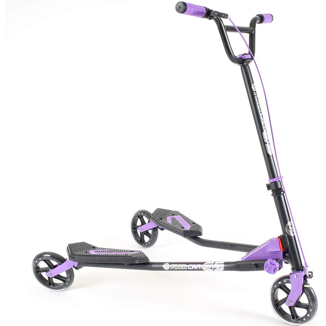Buy Yvolution Y Fliker Carver C5 Foldable Drifting Scooter Purple | Yallatoys.com