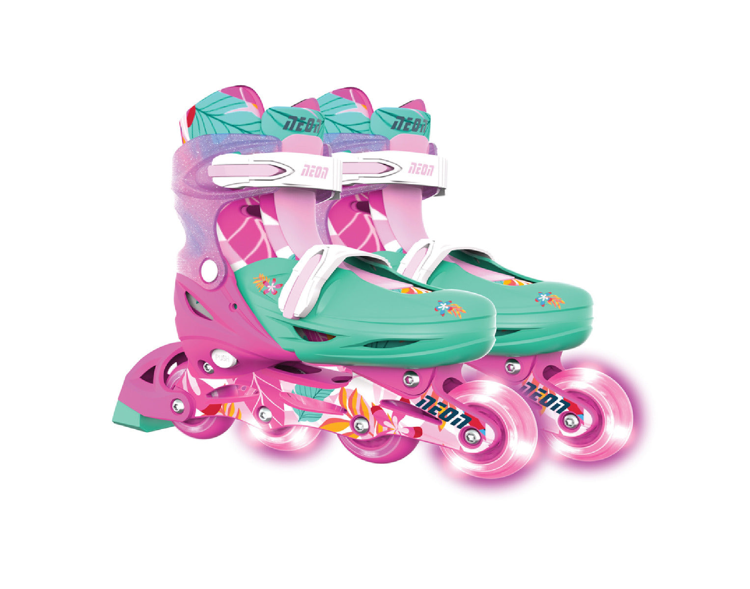 Buy Yvolution Neon Floral Combo Floral US Size 12-2 | Yallatoys.com