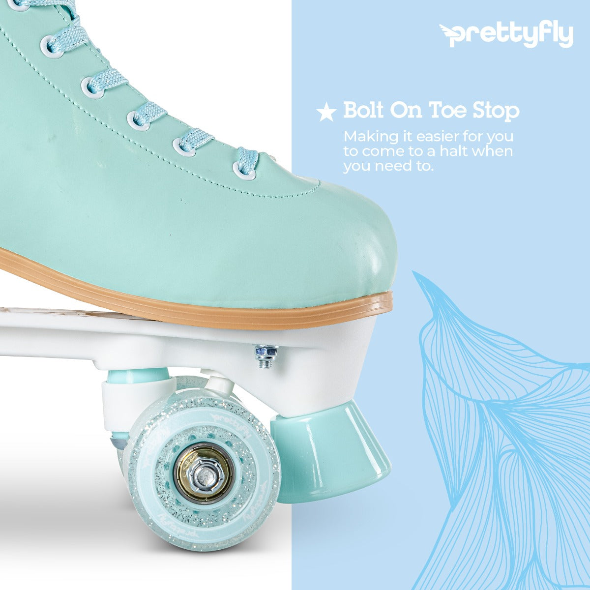 Buy Yvolution Prettyfly Roller Skates Blue Size 35-38 | Yallatoys.com