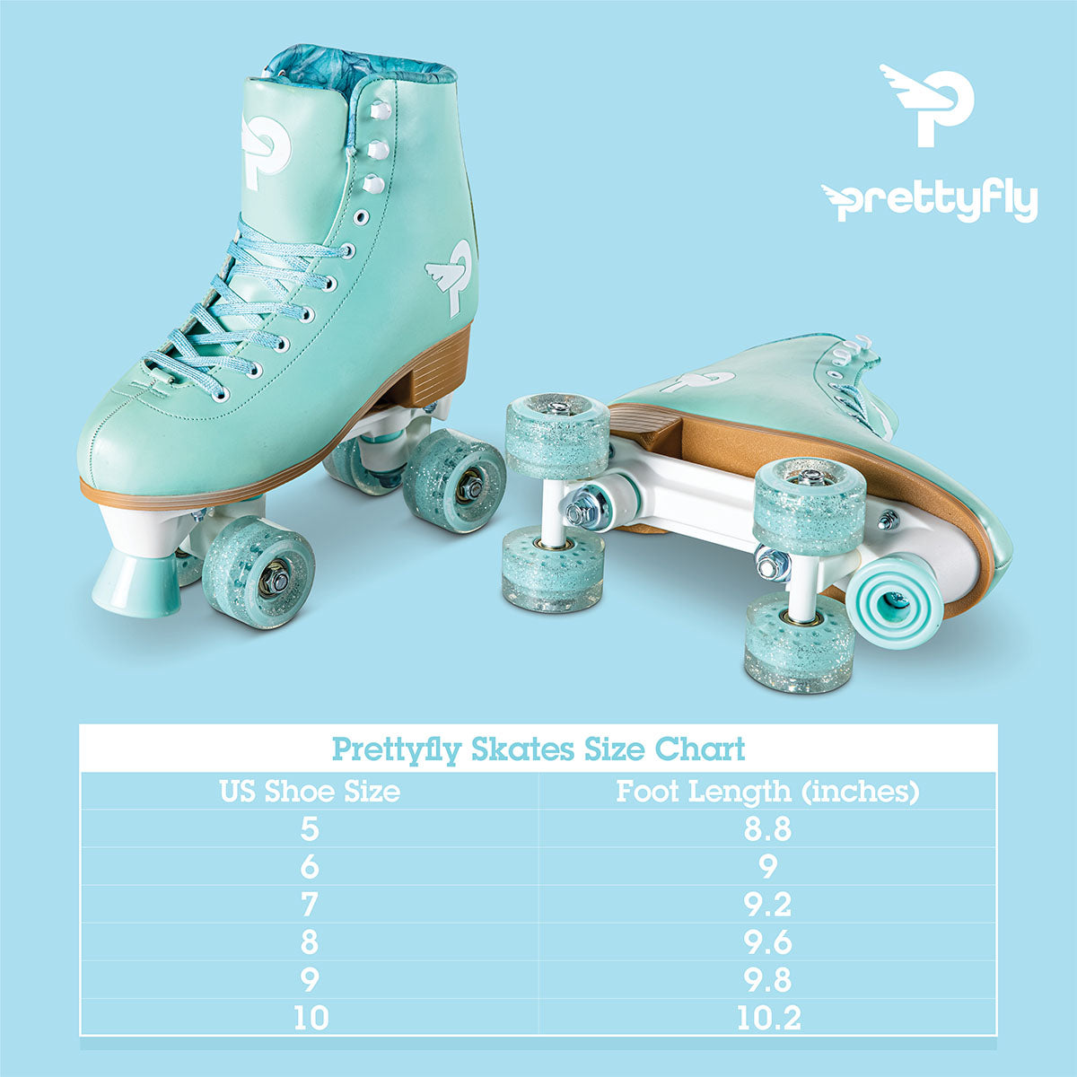Buy Yvolution Prettyfly Roller Skates Blue Size 35-38 | Yallatoys.com