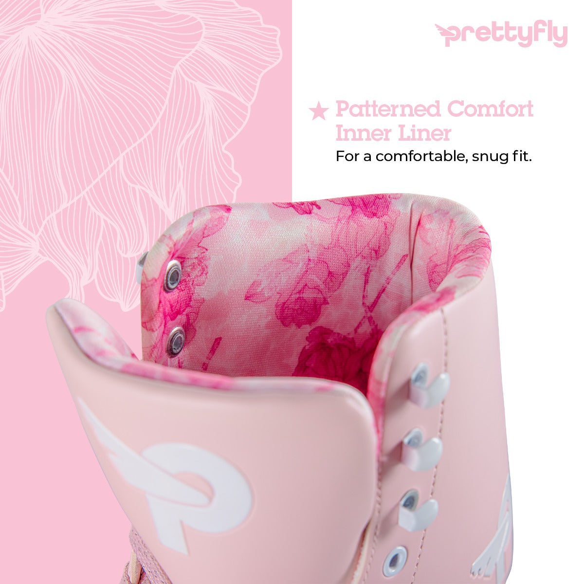 Buy Yvolution Prettyfly Roller Skates Pink Size 35-38 | Yallatoys.com