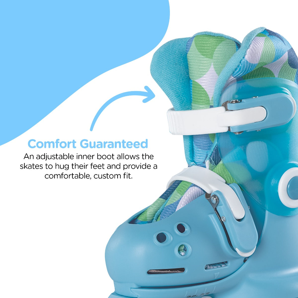 Buy Yvolution Twista Learner Skates Blue Size 12J-3 | Yallatoys.com