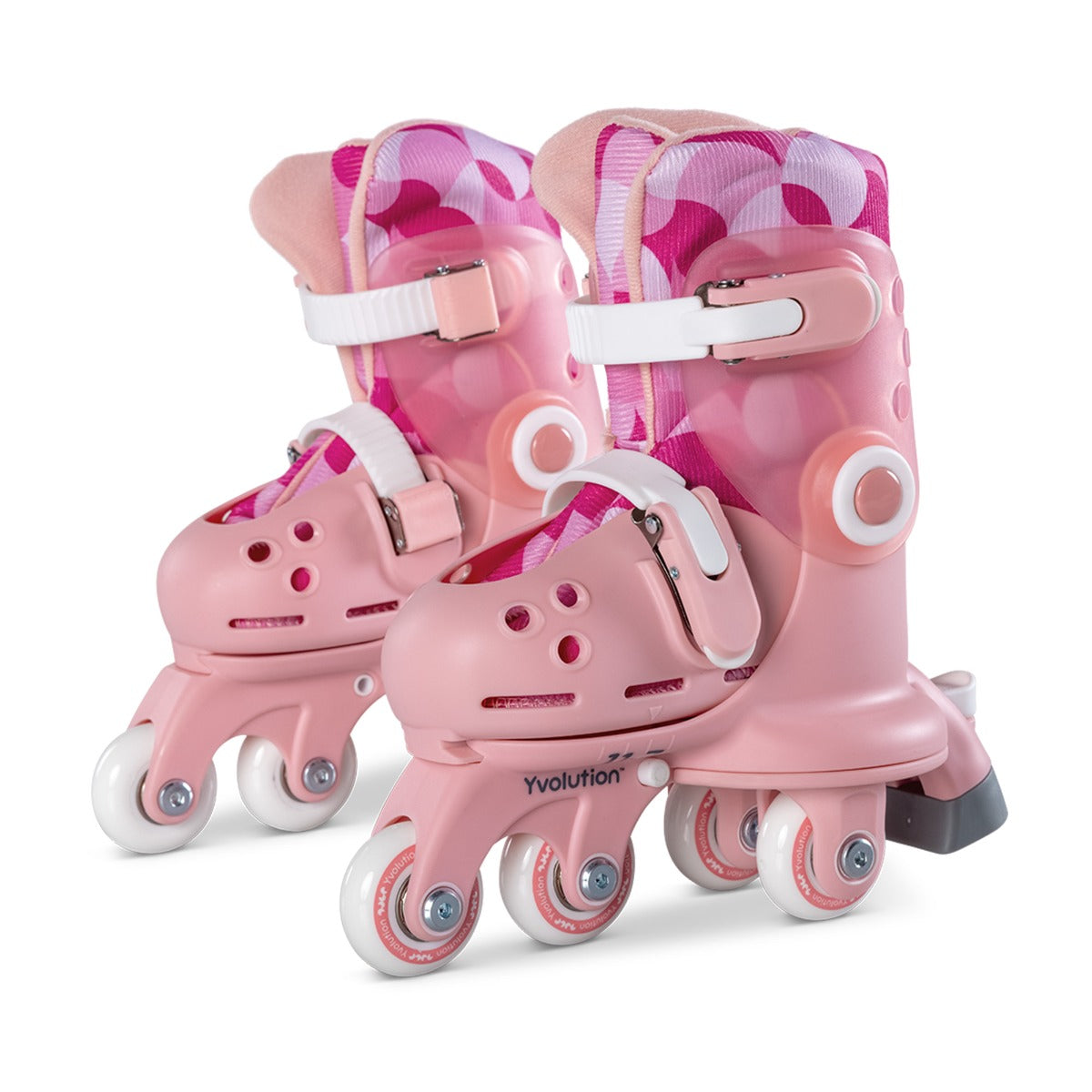 Buy Yvolution Twista Learner Skates Pink Size 12J-3 | Yallatoys.com