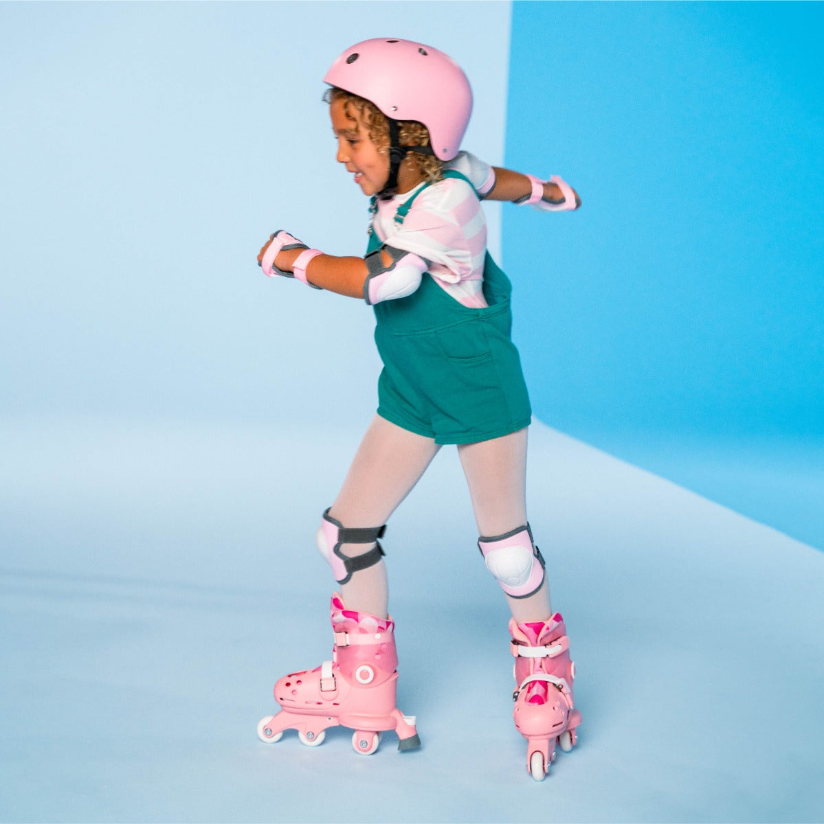 Buy Yvolution Twista Learner Skates Pink Size 12J-3 | Yallatoys.com