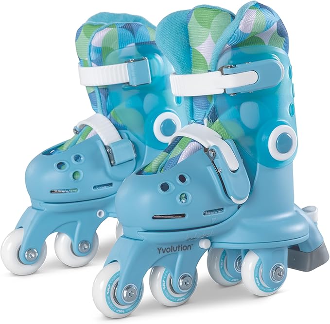 Buy Yvolution Twista Learner Skates Blue US Size 7-11 | Yallatoys.com