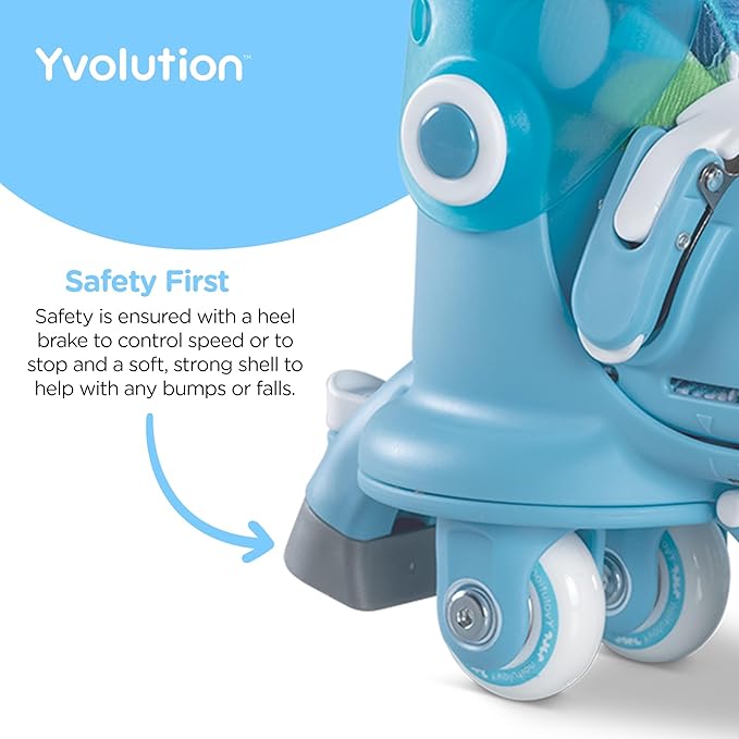 Buy Yvolution Twista Learner Skates Blue US Size 7-11 | Yallatoys.com