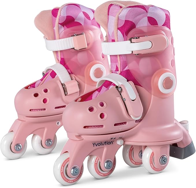 Buy Yvolution Twista Learner Skates Pink US Size 7-11 | Yallatoys.com