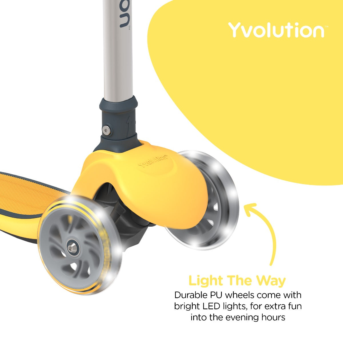 Buy Yvolution Y Glider Air Yellow Scooter | Yallatoys.com