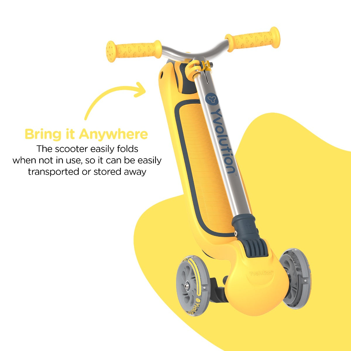 Buy Yvolution Y Glider Air Yellow Scooter | Yallatoys.com