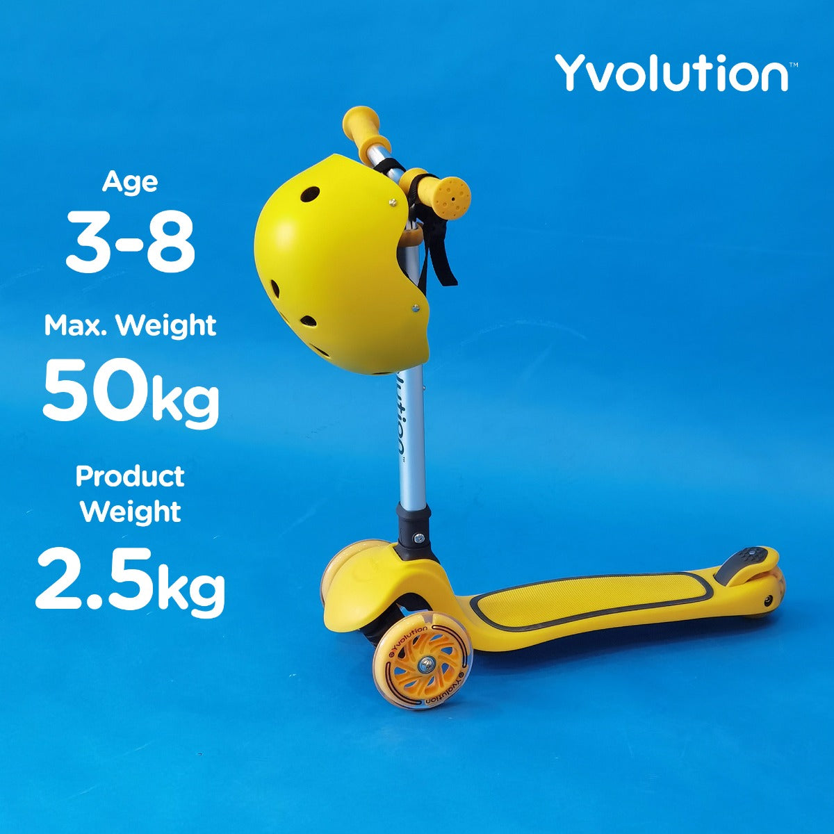 Buy Yvolution Y Glider Air Yellow Scooter | Yallatoys.com