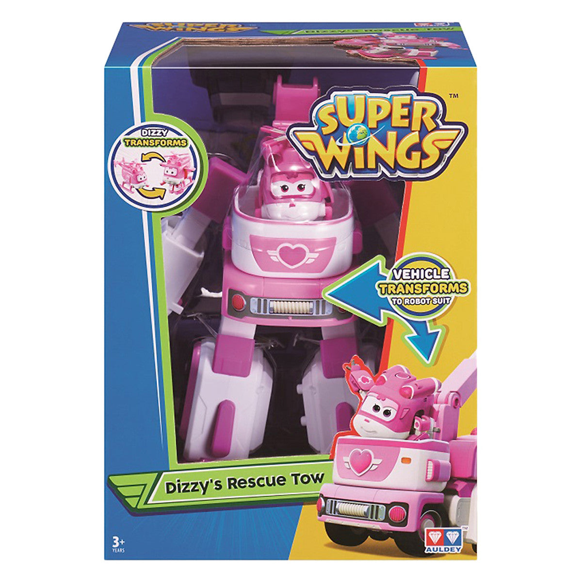 Buy Super Wings Transforming V.Dizzy Toy Pink White | Yallatoys.com
