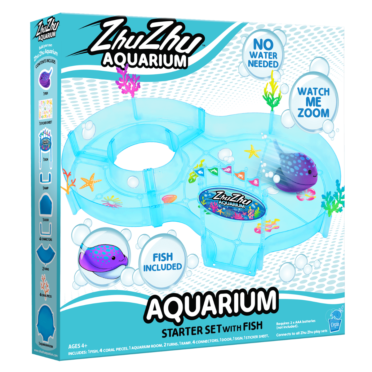 Buy Zhuzhu Aquarium Starter Set With Fish | Yallatoys.com