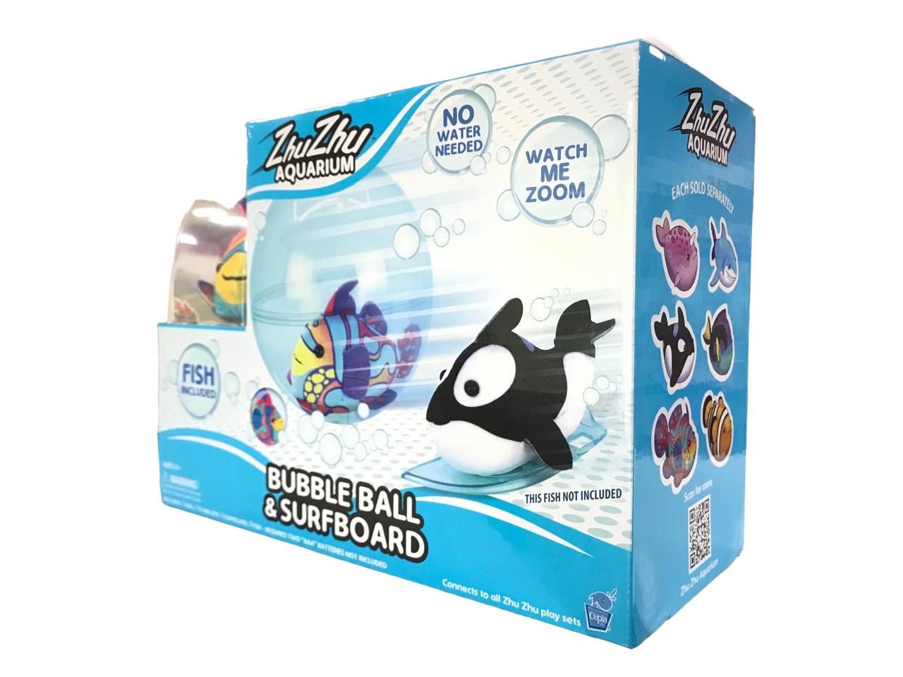 Buy Zhuzhu Aquarium Ball And Surfboard With Fish | Yallatoys.com