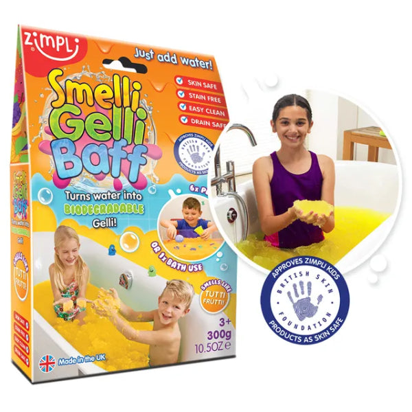 Buy Zimpli Kids Smelli Gelli Baff 1 Use Tutti Fruiti 300g | Yallatoys.com