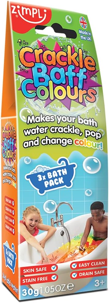 Buy Zimpli Kids Crackle Baff Colours 3 Pack 30g | Yallatoys.com
