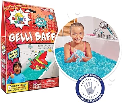 Buy Zimpli Kids Gelli Baff Ryans World Aqua 300g | Yallatoys.com