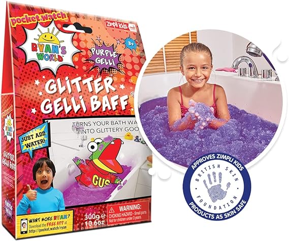 Buy Zimpli Kids Gelli Baff Ryans World Purple 300g | Yallatoys.com