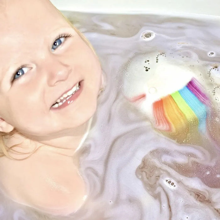 Buy Zimpli Kids Baff Bomb White Cloud Rainbow Effect | Yallatoys.com