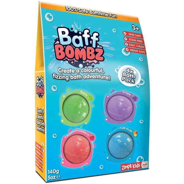 Buy Zimpli Kids Pack of 4 Baff Bombz 35g | Yallatoys.com