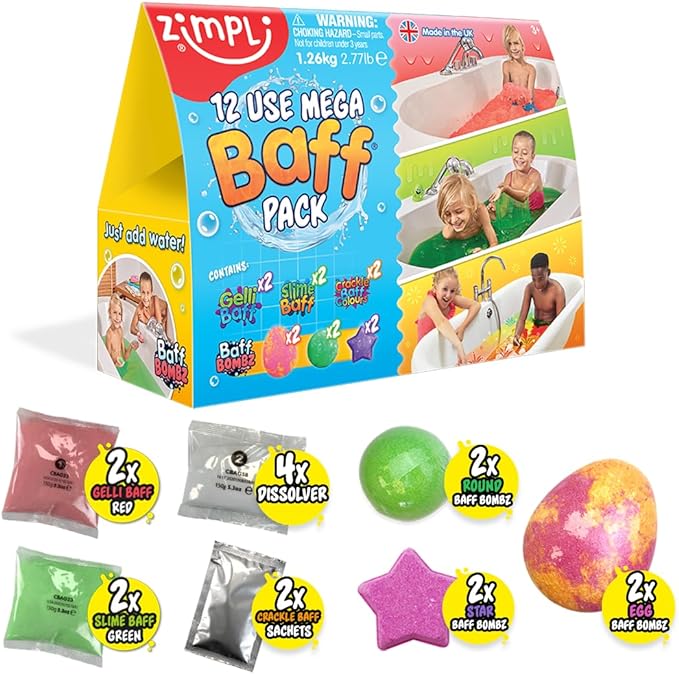 Buy Zimpli Kids Gelli Baff Mega Pack | Yallatoys.com