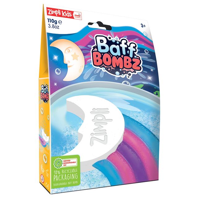 Buy Zimpli Kids Baff Bomb White Moon Rainbow Effect | Yallatoys.com