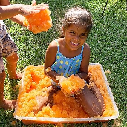 Buy Zimpli Kids Gelli Baff Orange Pink 600G with 2 Crackle | Yallatoys.com