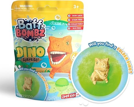 Buy Zimpli Kids Large Dino Surprise Bath Bomb (Sold Separately Subjected to Availability) | Yallatoys.com