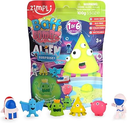 Buy Zimpli Kids Large Alien Surprise Baff Bombz (Sold Separately Subjected to Availability) | Yallatoys.com