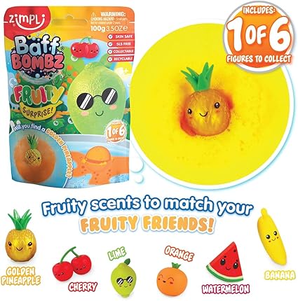 Buy Zimpli Kids Large Fruity Surprise Bath Bomb (Sold Separately Subjected to Availability) | Yallatoys.com