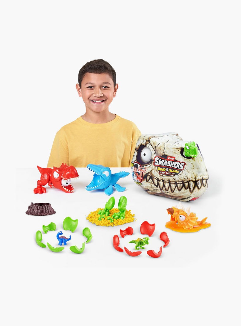 Buy Smashers Dino Island T Rex Battle Playset | Yallatoys.com