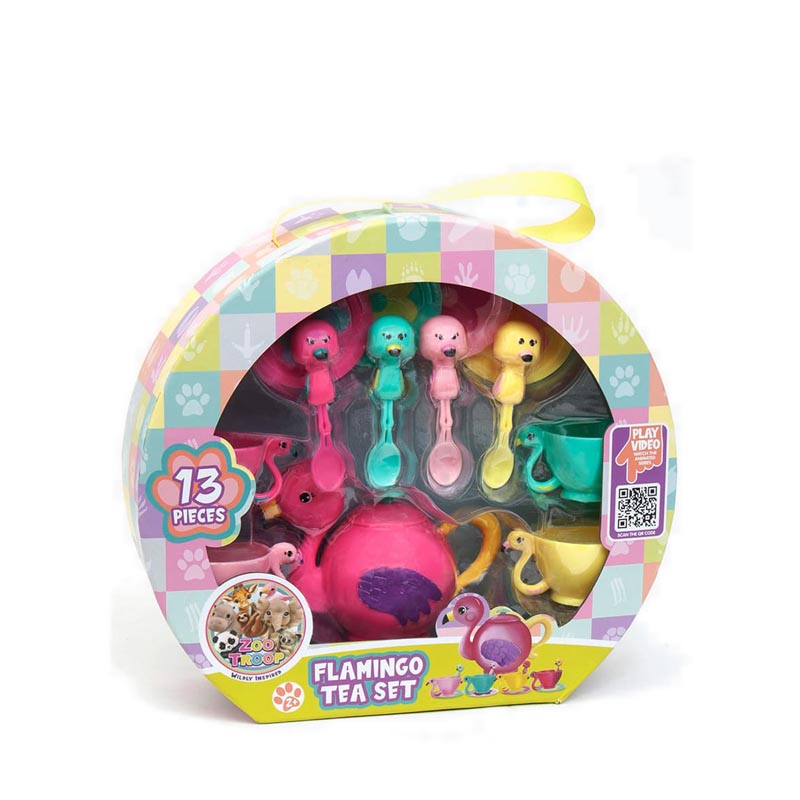 Buy Zoo Troop Flamingo Tea Gift Set | Yallatoys.com