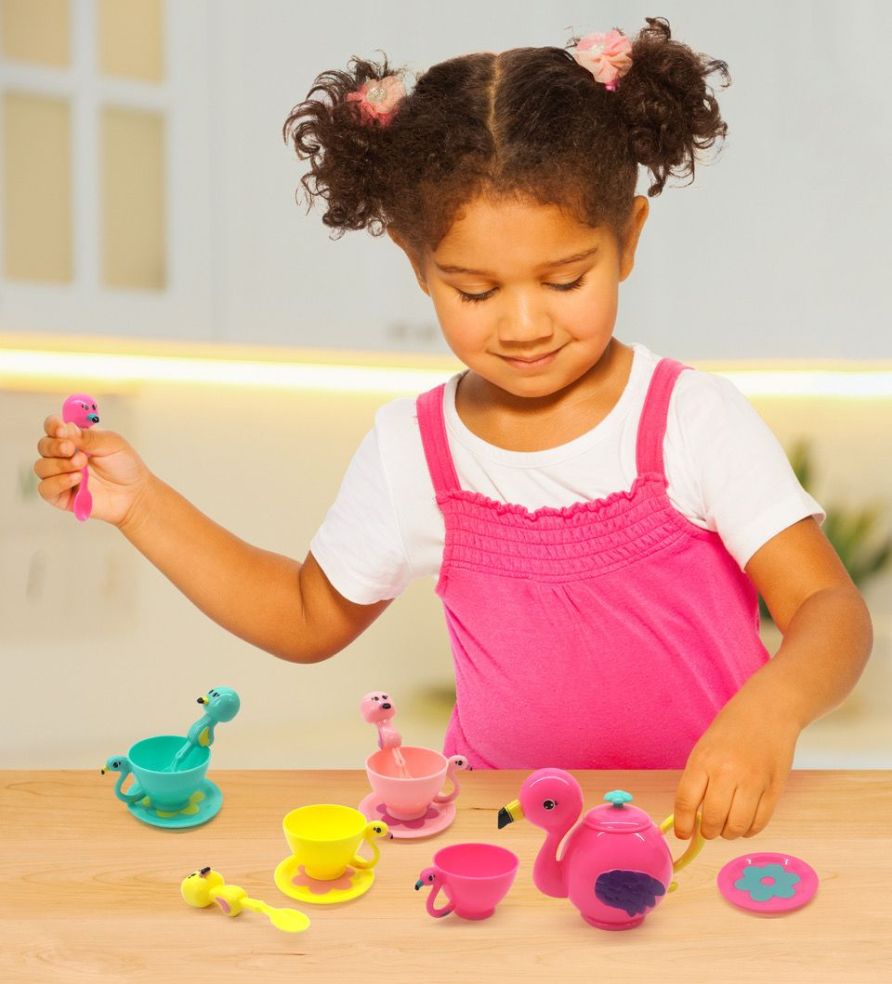 Buy Zoo Troop Flamingo Tea Gift Set | Yallatoys.com