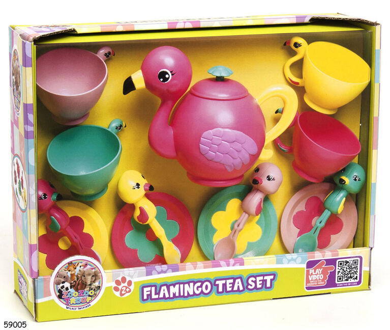 Buy Zoo Troop Flamingo Tea Set | Yallatoys.com