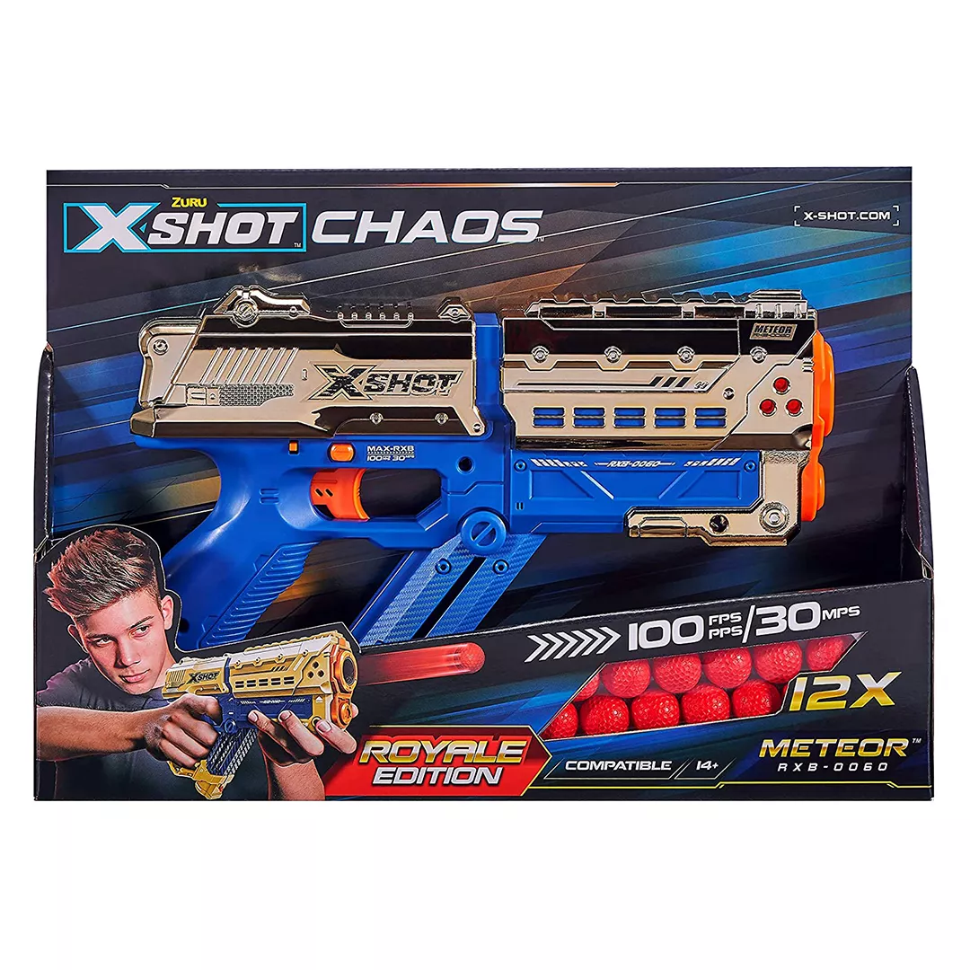 Buy X-Shot Dart Ball Blaster Chaos Golden Online Yallatoys