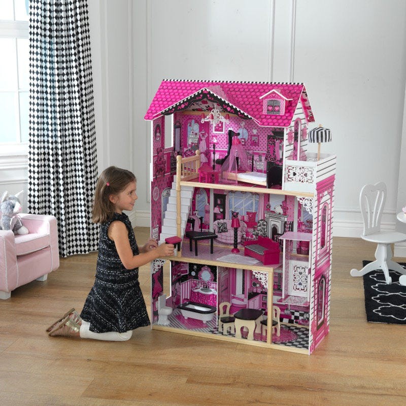 Buy Kidkraft Amelia Wooden Doll House Online Yallatoys