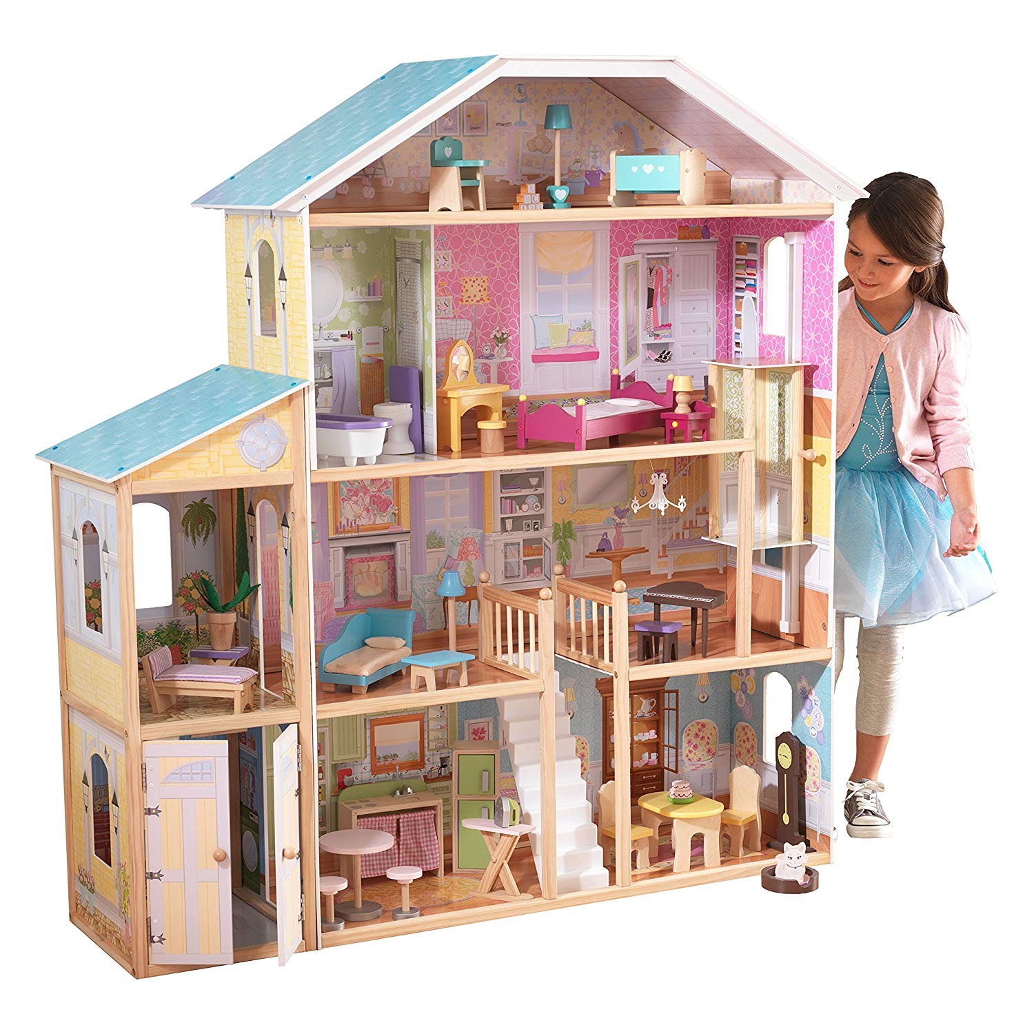 Buy Kidkraft Majestic Mansion Dollhouse Online Yallatoys Qatar