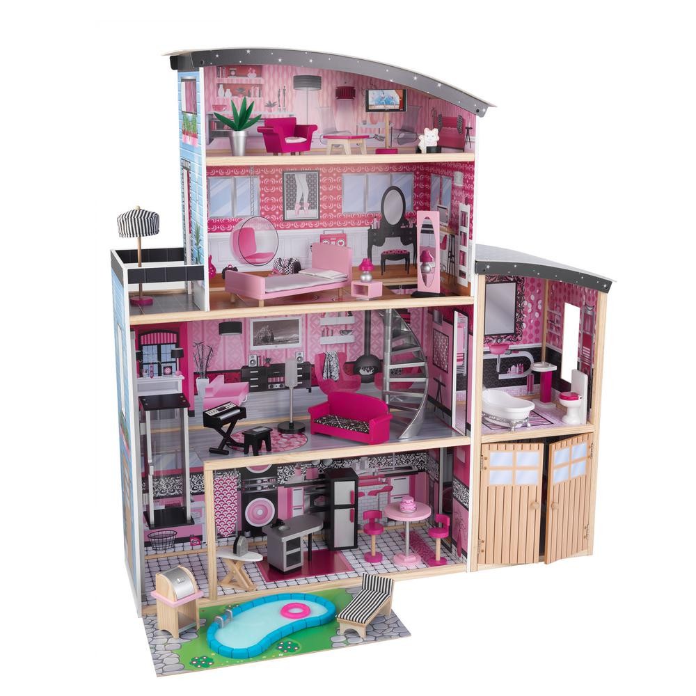 Kidkraft Shimmer Mansion Foot Tall Dollhouse Buy Kidkraft Sparkle