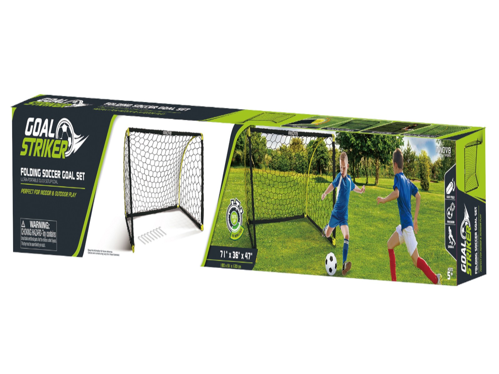 Buy Goal Striker Folding Soccer Goal Set Online Yallatoys Qatar