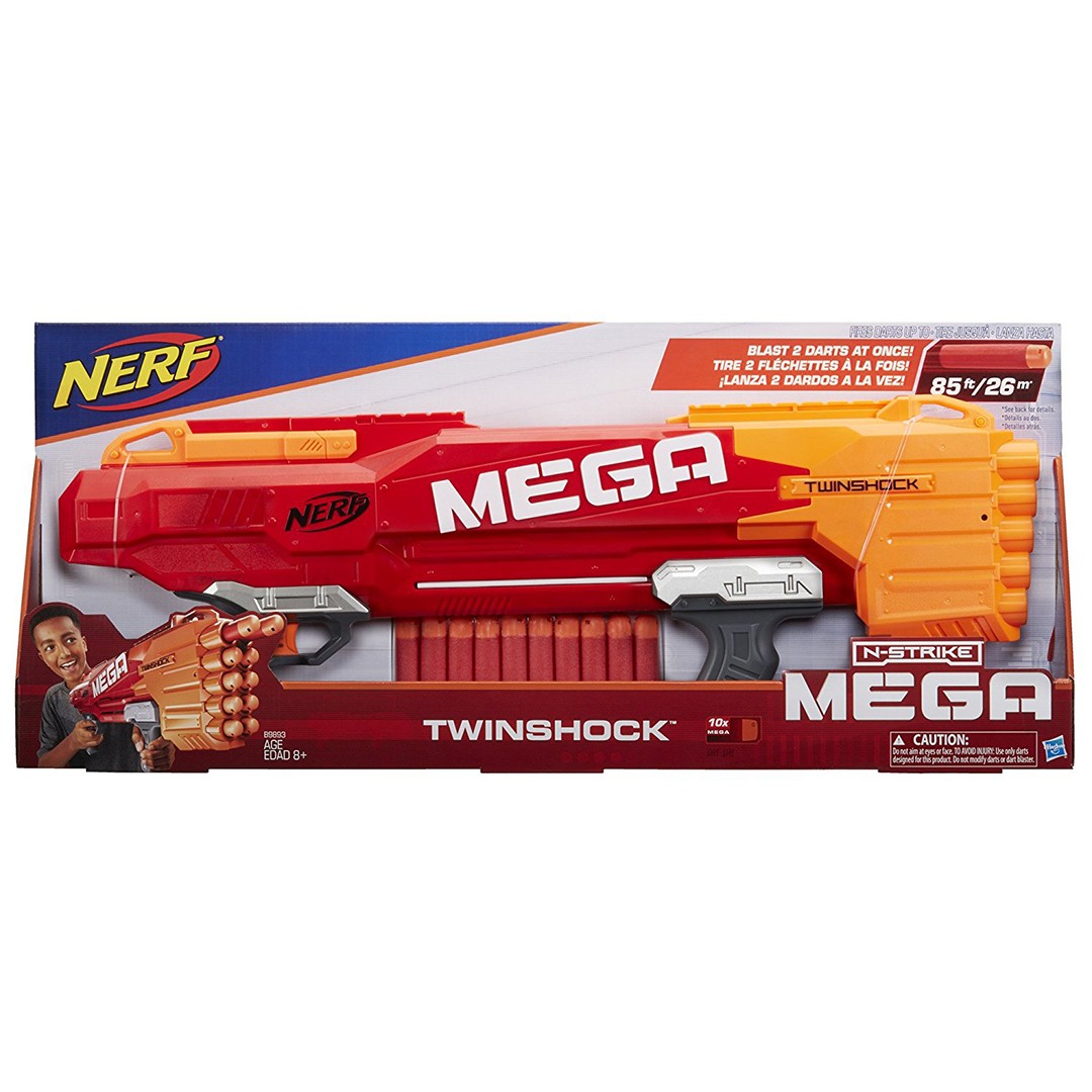 Buy Nerf Mega Twin Shock Online Yallatoys Qatar