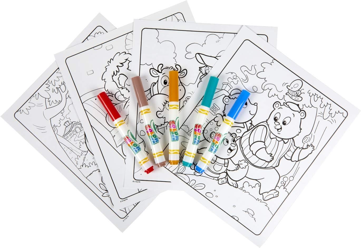Buy Crayola Color Wonder Coloring Pad Markers Fairytales Online