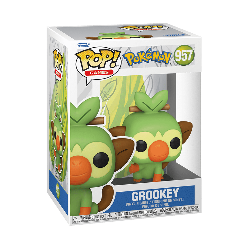 Buy Funko Pop Games Pokemon Grookey Online Yallatoys Qatar