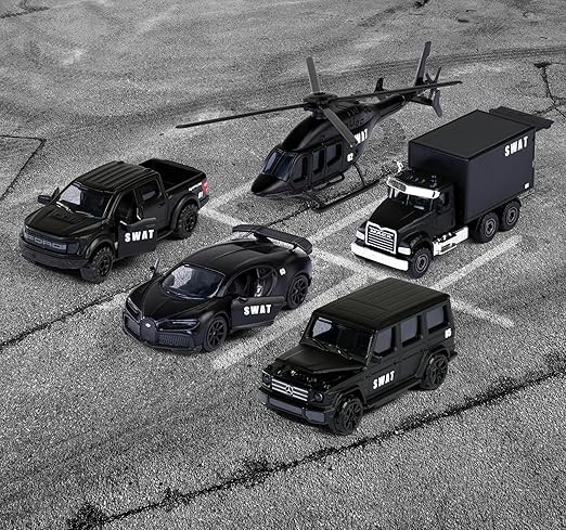 Buy Majorette Swat Die Cast Model Car 5Pcs Set (Sold Separately